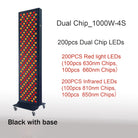 Dual Chip Red Light Therapy Panel 630nm 850nm – Face & Body Care - Zack Fitness