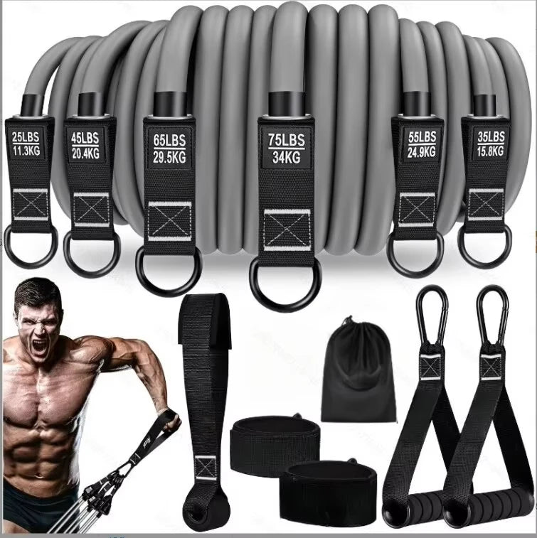 300lbs Heavy Resistance Band Set | Portable Full-Body Gym for