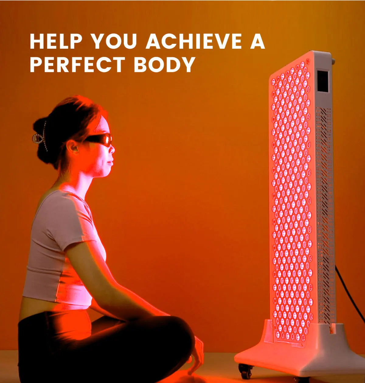 New Arrival touch screen 1500W Led Panel Red Light Therapy 630Nm 660Nm 810Nm 830Nm 850Nm Red Light Therapy Panel RL300MAXC - Zack Fitness