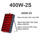 Side angle view of red light therapy panel showing slim metal housing