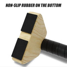 Wooden parallettes with non slip rubber base for stable bodyweight training