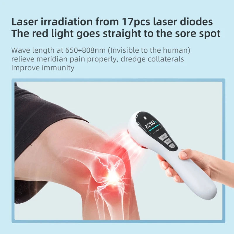 laser therapy wand for elbow arthritis joint inflammation and chronic pain relief
