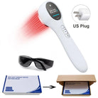 Handheld laser therapy device designed for targeted recovery sessions