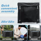 Ice bath tub setup process showing easy assembly
IMAGE TITLE: