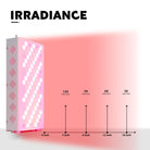 Vertical full body red light therapy panel designed for standing sessions