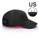 wearable light therapy cap used for scalp stimulation routines
