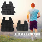 Performance weighted vest worn during long-distance endurance training.