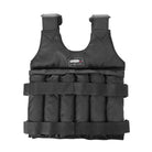 Adjustable weighted vest used during cardio workouts to increase calorie expenditure.
