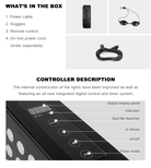 red light therapy panel with wide coverage and even light distribution
