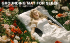 large bed grounding mat for relaxation and sleep support