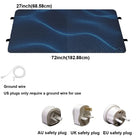 earthing bed mat designed to support relaxation and stress reduction