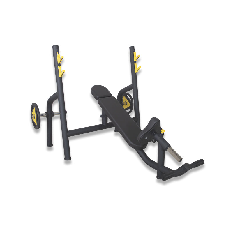 Discovery DB510 Incline Bench Press by ESCOOL, commercial gym equipment at Zack Fitness, manufacturer view 1