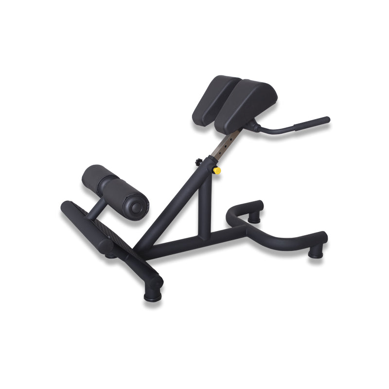 Discovery DB550 Hyper Extension Bench by ESCOOL, commercial gym equipment at Zack Fitness, manufacturer view 1
