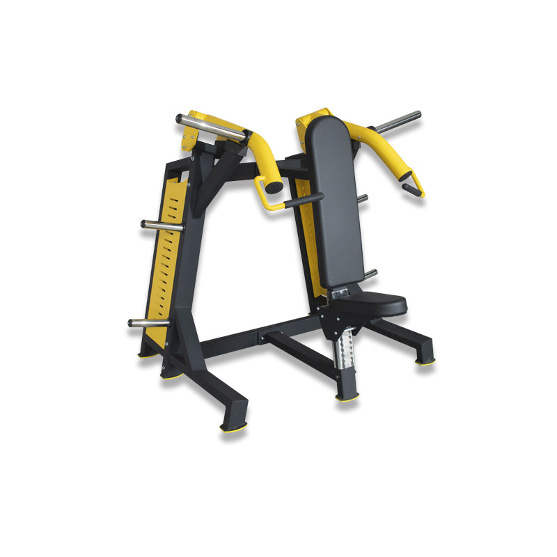 Freeweight FS20 Shoulder Press Machine by ESCOOL, commercial gym equipment at Zack Fitness, manufacturer view 1