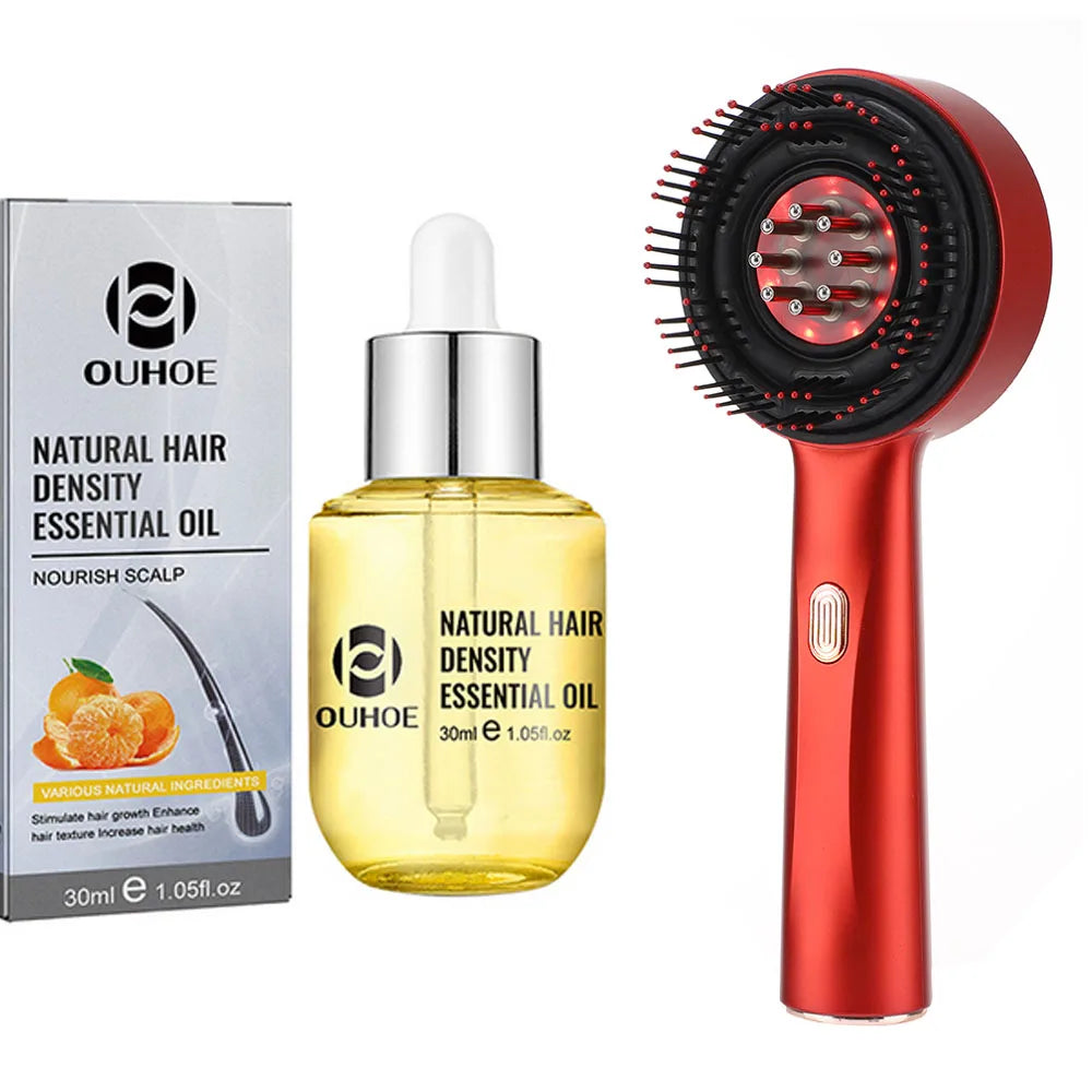 Red Light Scalp Massage Comb 630nm for Hair Growth Therapy – Zack