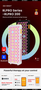 red light therapy device full body panel high irradiance 163mw per cm2 output