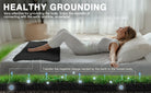 grounding sleep mat used for natural earthing indoors on bed