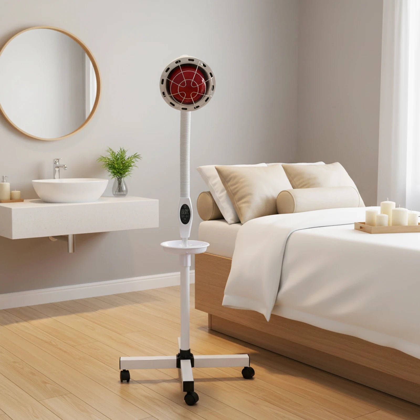 infrared heat lamp device providing deep heat therapy for muscle recovery