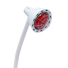 standing infrared heat therapy lamp used for rehabilitation and recovery routines