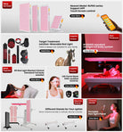 infrared light therapy panel 850nm and extended wavelengths full body treatment device