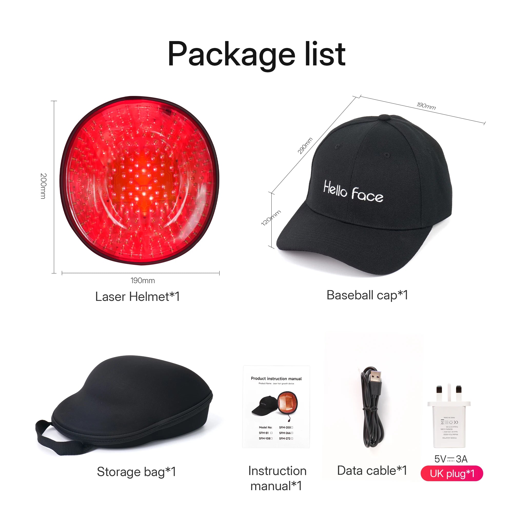 laser cap device for activating hair follicles using 650nm light therapy
