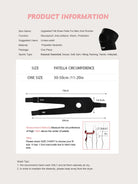 sports knee brace providing patella support during running workout