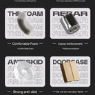 comfortable non-slip pull-up bar handle for wrist and grip safety