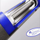 sweat-resistant non-slip grip surface on telescopic doorway pull-up bar