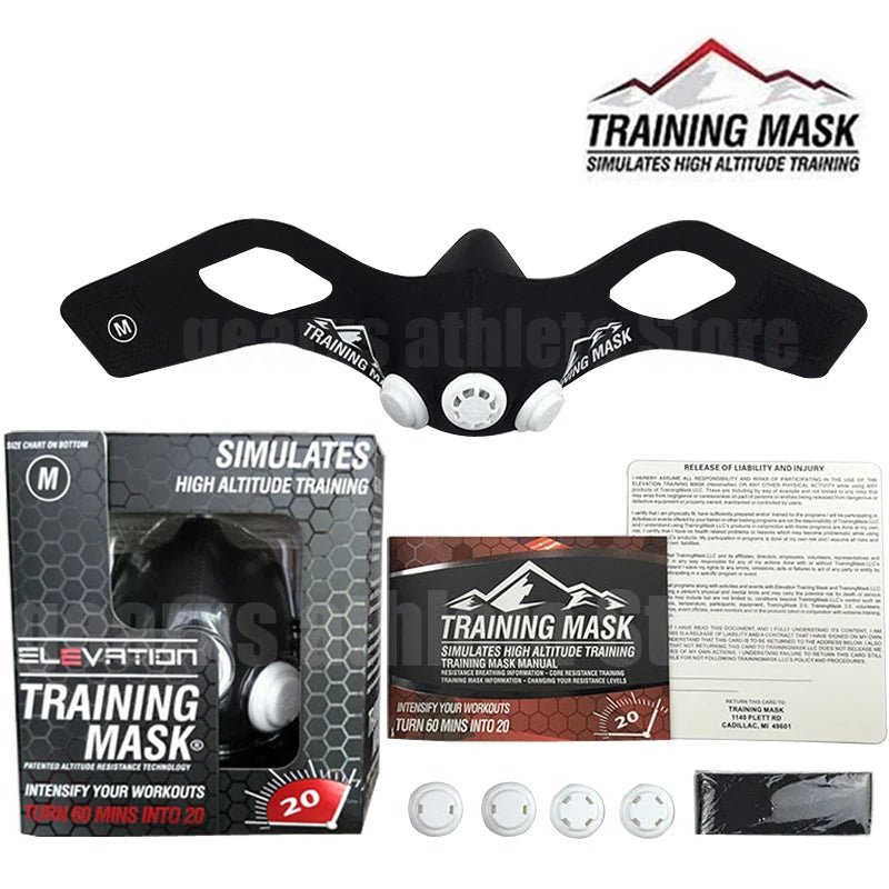 JAISATI Elevation Training Mask 2.0 – Adjustable Breathing Resistance for Sports & Weight Loss - Zack Fitness