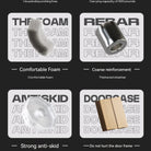 comfortable non-slip pull-up bar handle for wrist and grip safety