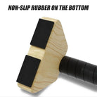 Wooden parallettes with non slip rubber base for stable bodyweight training