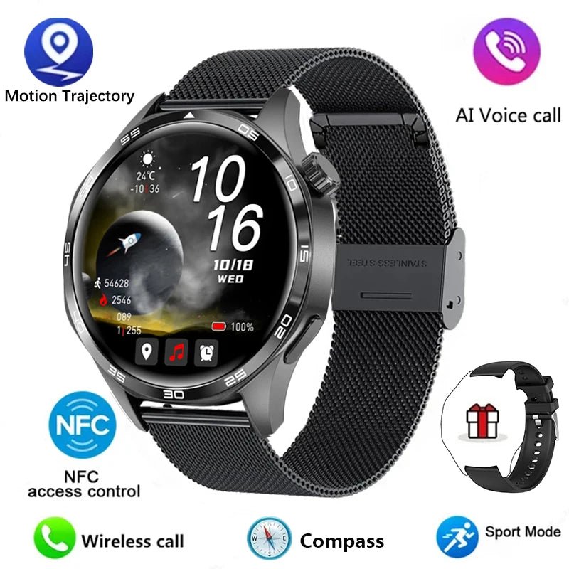 GT5 PRO Smart Watch – AMOLED Display, GPS, NFC & Heart Rate - Zack Fitness