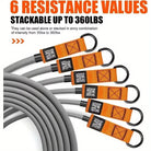 300lbs Heavy Resistance Bands Set – Full-Body Adjustable Fitness System for Strength, Rehab & Mobility - Zack Fitness