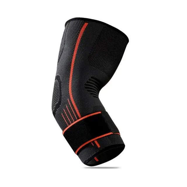 Elbow Compression Sleeve with Strap | Brace for Pain Relief, Lifting & Arthritis - Zack Fitness