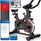 quiet indoor exercise bike specifications home cardio
