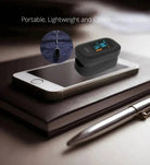 Compact fingertip pulse oximeter dimensions for portable daily use
