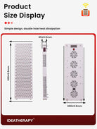 Professional-grade red light therapy panel suitable for safe, consistent daily home wellness and recovery routines.