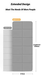 Foldable Eco-Friendly TPE Yoga Mat – Non-Slip, Travel-Friendly for Pilates & Floor Workouts - Zack Fitness