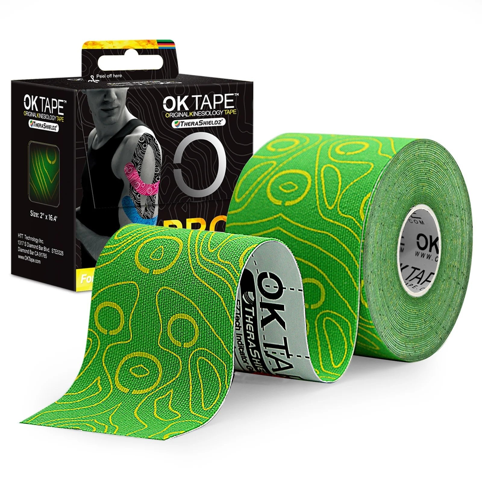 OKTAPE PRO Kinesiology Tape | Waterproof, Latex-Free & Breathable - Zack Fitness