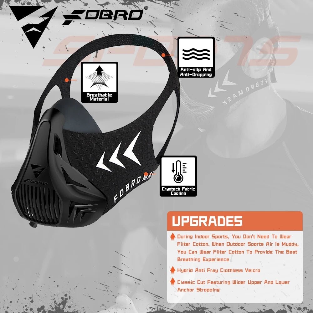 Altitude Sports Mask 2.0 – High Altitude Training for Running & Cycling - Zack Fitness