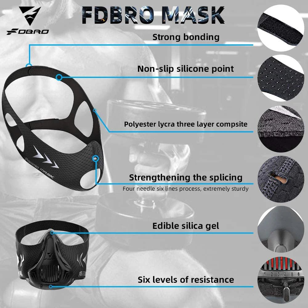 Altitude Sports Mask 2.0 – High Altitude Training for Running & Cycling - Zack Fitness