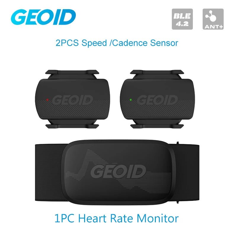 GEOID Bike Cadence & Speed Sensor | Bluetooth ANT+ | 2025 Model - Zack Fitness