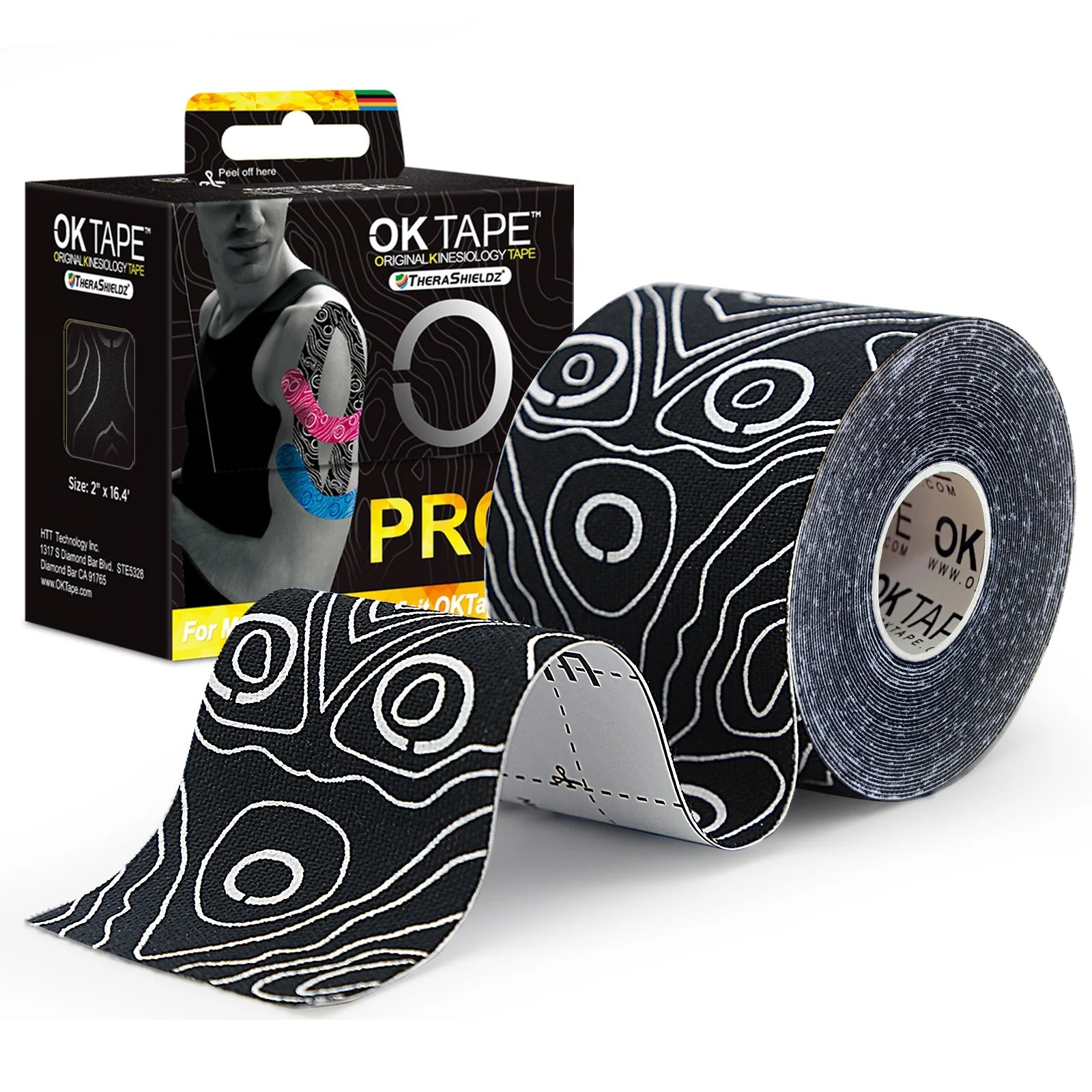 OKTAPE PRO Kinesiology Tape | Waterproof, Latex-Free & Breathable - Zack Fitness