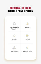 Home calisthenics workout using wooden parallettes for strength training
