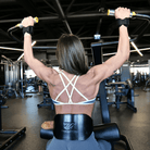 weightlifting belt featuring double prong stainless steel buckle for secure lifting