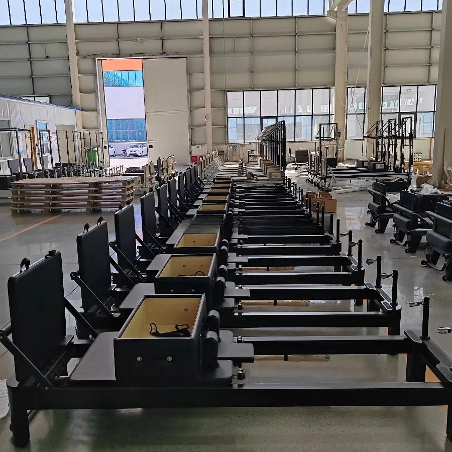 Pilates reformer for low-impact full body strength training