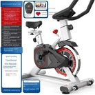 black silent indoor exercise bike weight loss cardio
