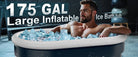 Ice Bath Tub 2025 | 175-Gal Portable Cold Plunge for Athletes & Recovery - Zack Fitness
