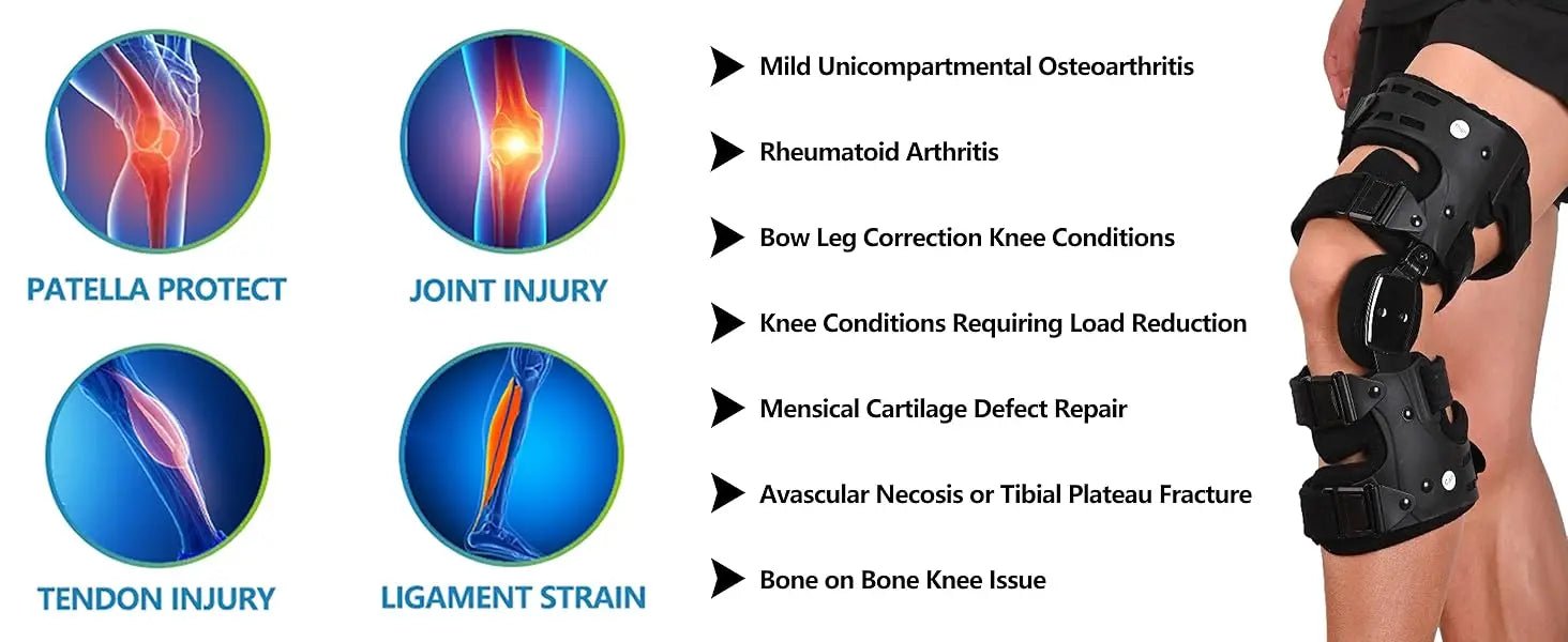 OA Knee Brace for Arthritis | Pain Relief & Joint Stability Support - Zack Fitness