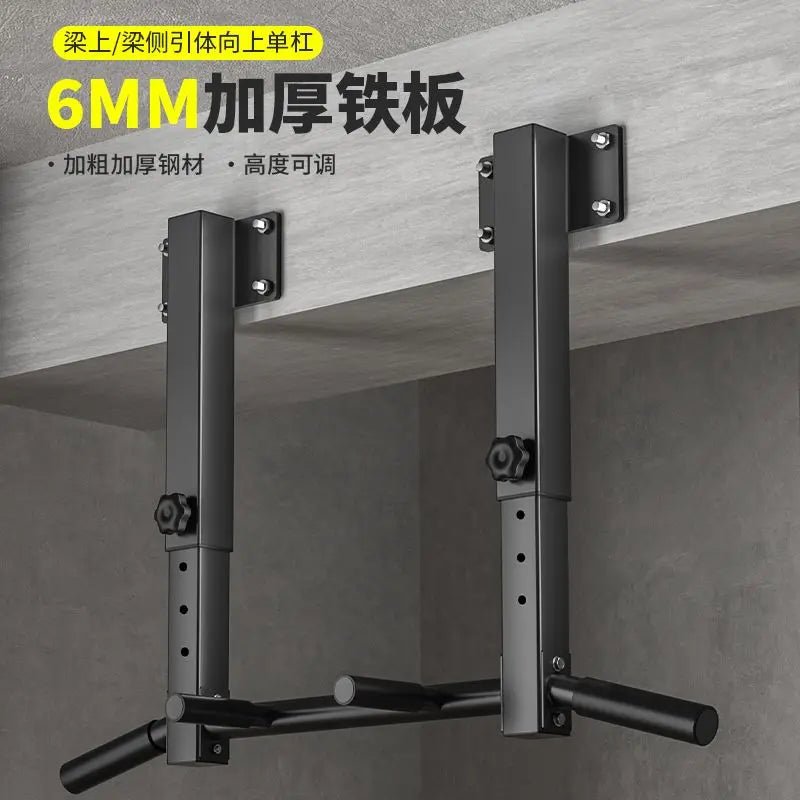 wall mounted pull up bar secure steel wall installation